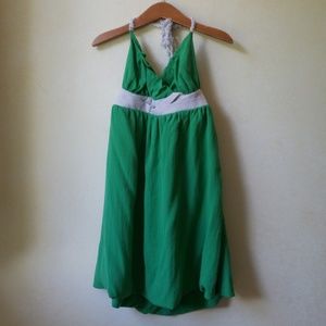 Hazel Green Halter Dress Size Medium
